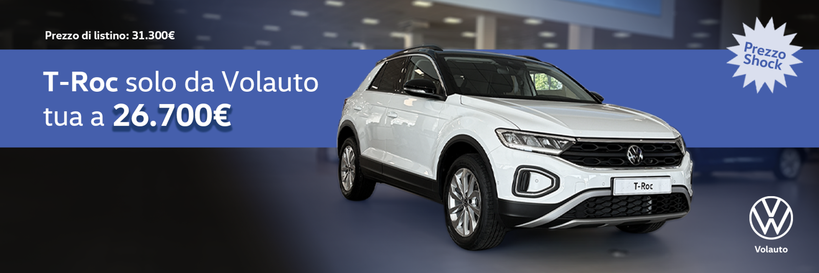 Guidicar - Promozione Nuovo T-Roc da Volauto