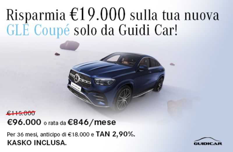 GuidiCar - Promozione GLE 350de Coupé AMG sconto Guidi Car