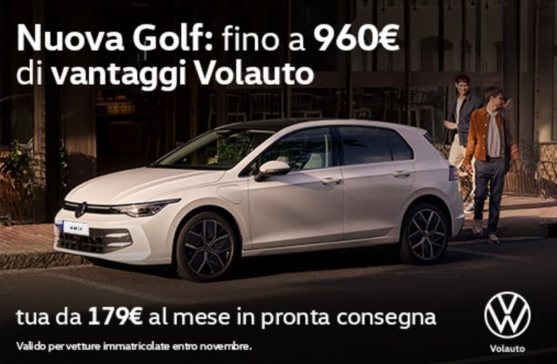 GuidiCar - Nuova Golf con Vantaggi Esclusivi