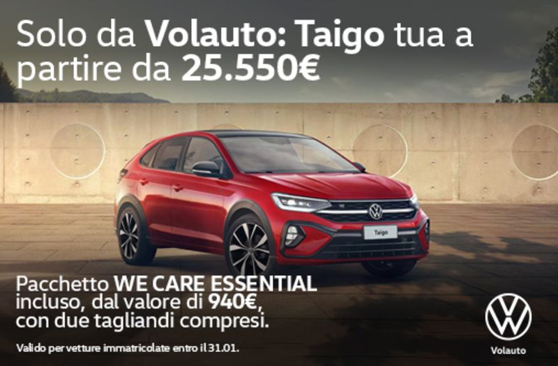 GuidiCar - Volkswagen Taigo con Pacchetto WeCare