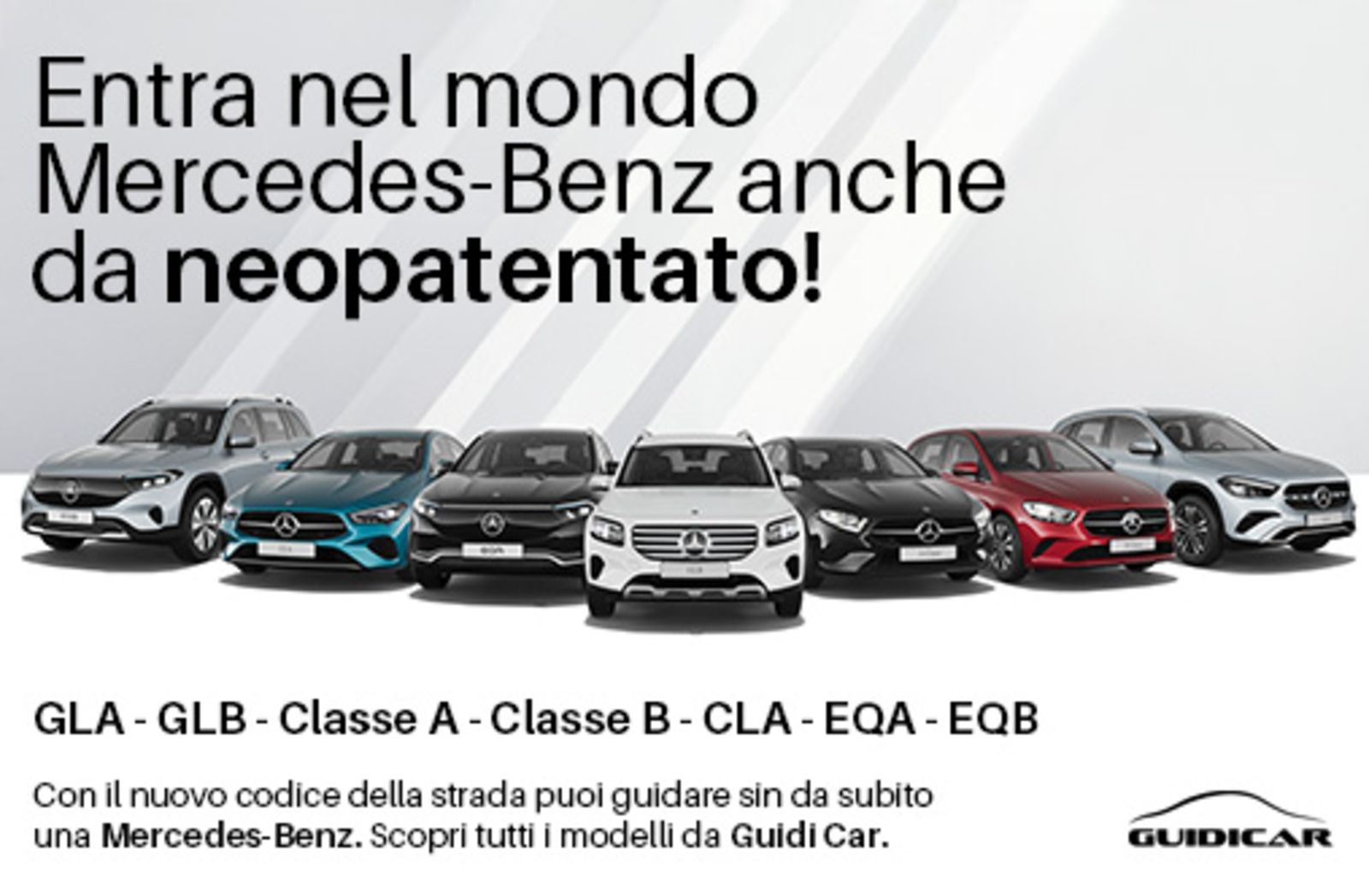GuidiCar Srl - Mercedes-Benz anche da Neopatentato