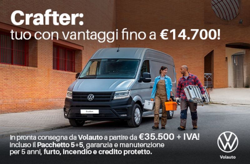 GuidiCar - Volkswagen Crafter con Vantaggi Volauto!