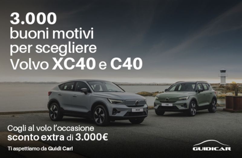 GuidiCar - 3.000 buoni motivi per scegliere Volvo XC40 e C40