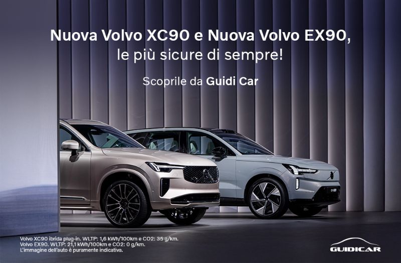 GuidiCar - Nuova Volvo EX90 e XC90