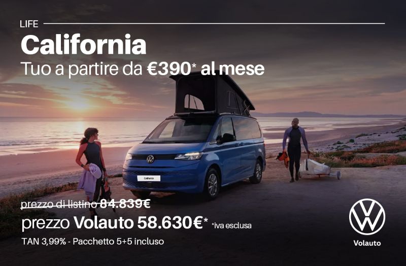 GuidiCar - Promo Volkswagen California da Volauto