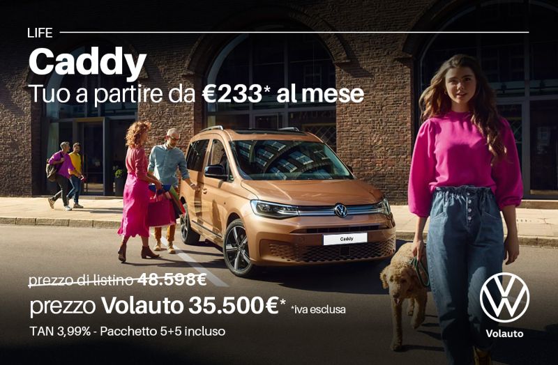 GuidiCar - Promo Volkswagen Caddy da Volauto