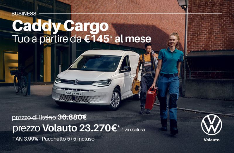 GuidiCar - Promo Caddy Cargo da Volauto 